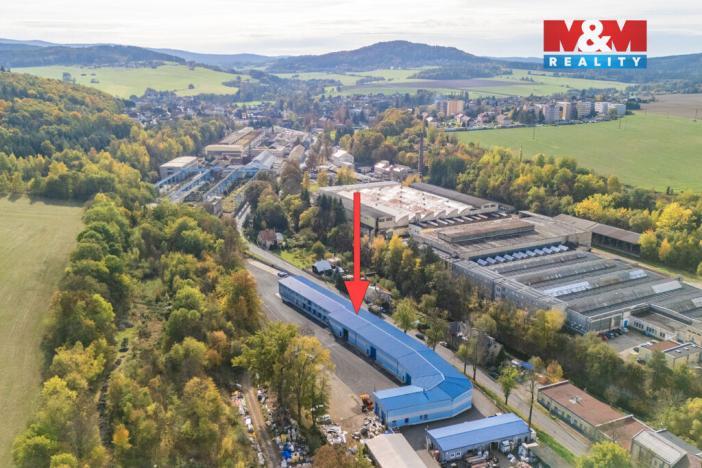 Pronájem skladu, Osek, 398 m2