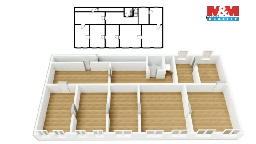 Prodej ubytování, Švihov, Komenského, 378 m2