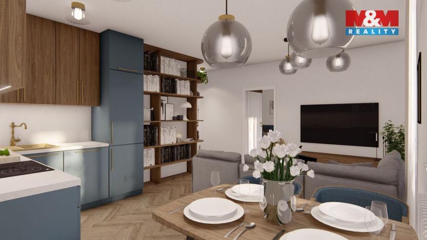 Prodej bytu 3+kk, Ostrava - Poruba, nábřeží Svazu protifašistických bojovníků, 64 m2