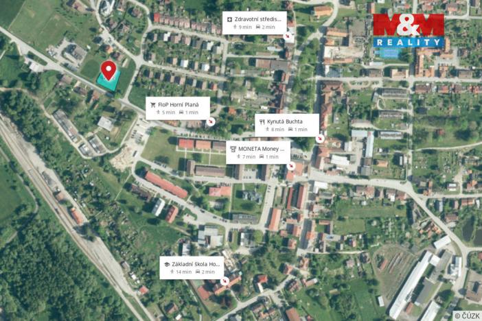 Prodej pozemku pro bydlení, Horní Planá, 2428 m2