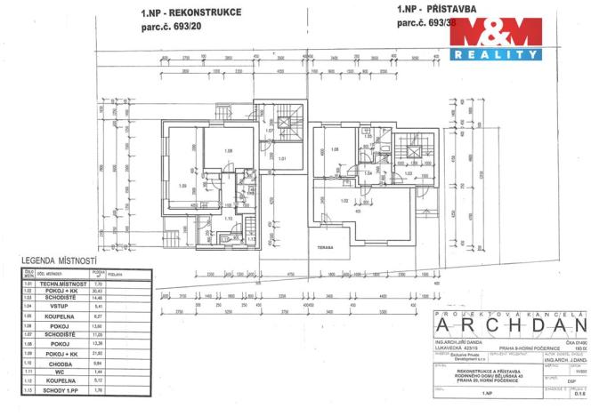 Prodej domu na klíč, Praha - Horní Počernice, Běluňská, 421 m2
