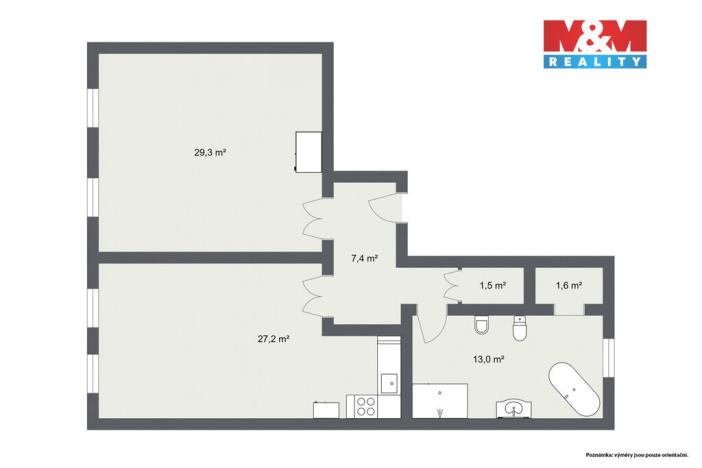 Prodej bytu 2+kk, Karlovy Vary, Svahová, 80 m2