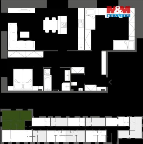 Prodej bytu 3+kk, Nový Jičín, Palackého, 91 m2