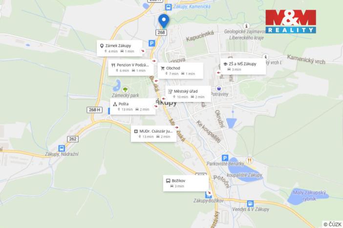 Prodej pozemku pro bydlení, Zákupy, 873 m2