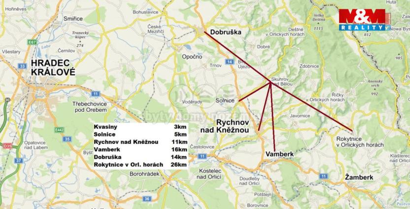 Prodej bytu 2+1, Skuhrov nad Bělou, 70 m2