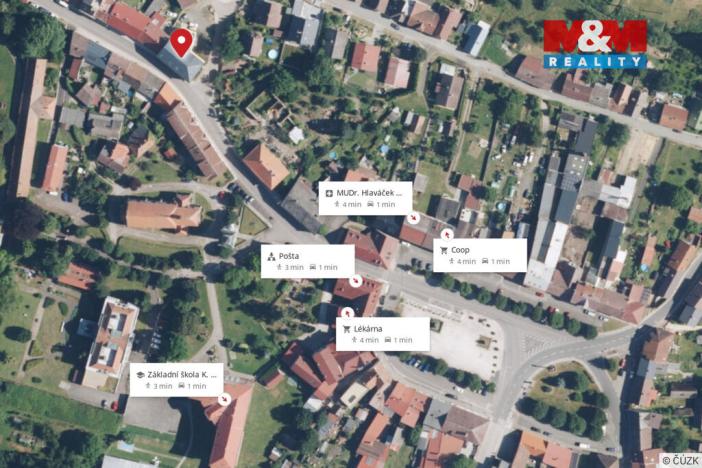 Prodej bytu 1+kk, Miletín, Komenského, 33 m2