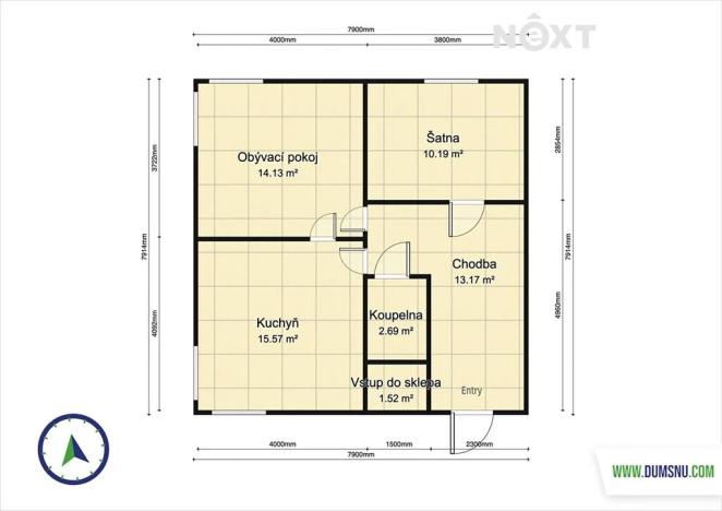 Prodej rodinného domu, Ruda nad Moravou, 115 m2