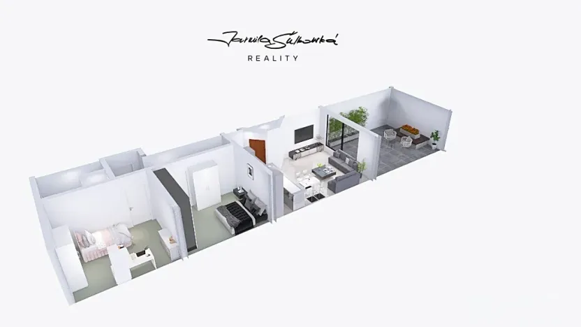 Pronájem bytu 3+kk, Olomouc, Bacherova, 72 m2