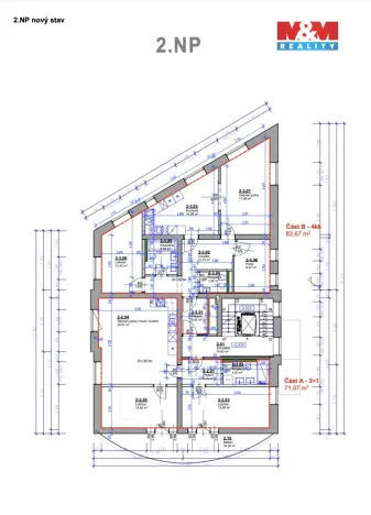 Prodej bytu 3+1, Praha - Hlubočepy, Pod třešněmi, 77 m2