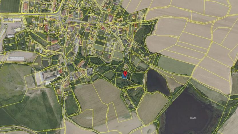 Prodej zahrady, Struhařov, 624 m2