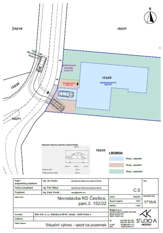 Prodej pozemku pro bydlení, Čestlice, 722 m2