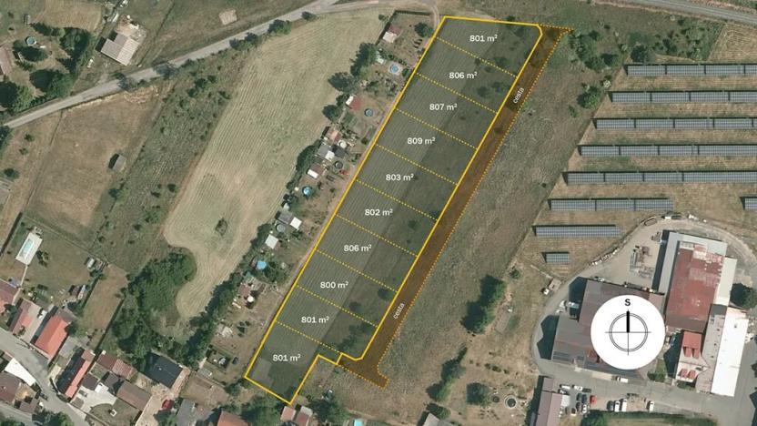 Prodej pozemku pro bydlení, Velký Borek, 800 m2