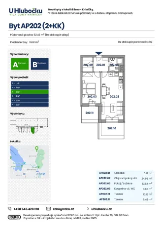 Prodej bytu 2+kk, Brno, Ondrova, 73 m2