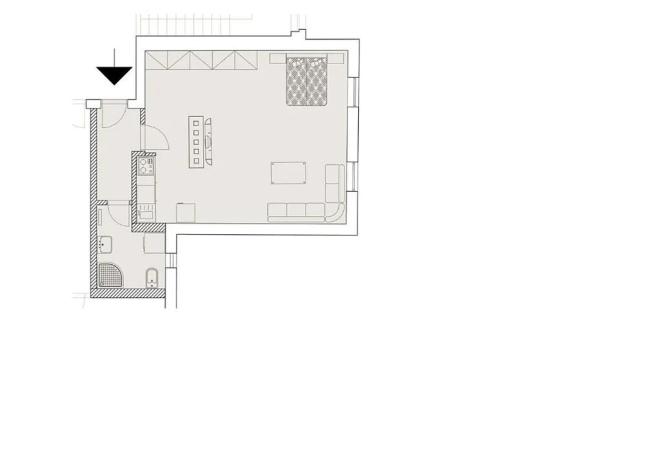 Pronájem bytu 1+kk, Praha - Nové Město, Lípová, 48 m2