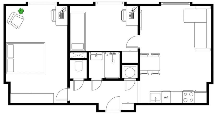 Prodej bytu 3+kk, Praha - Žižkov, Buková, 53 m2