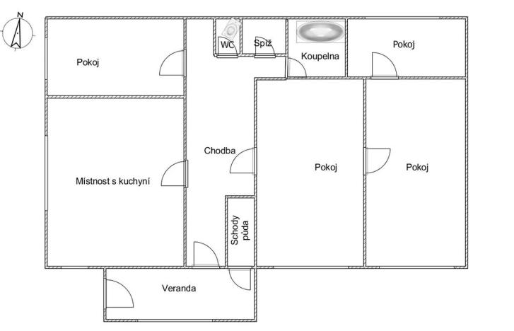 Prodej rodinného domu, Uzeničky, 100 m2