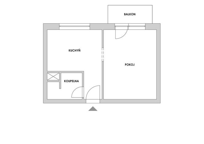 Pronájem bytu 1+1, Brno, Kubíčkova, 30 m2