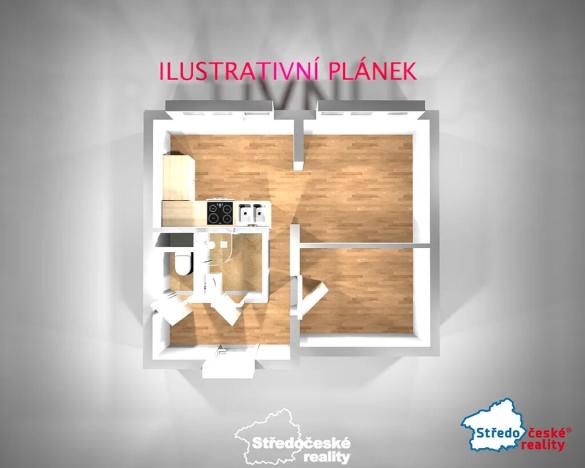 Pronájem bytu 2+kk, Benešov, Jana Švermy, 41 m2