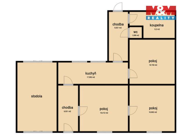 Prodej rodinného domu, Milešovice, 94 m2