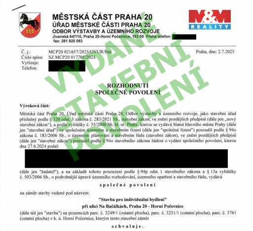 Prodej domu na klíč, Praha - Horní Počernice, Na Bačálkách, 130 m2