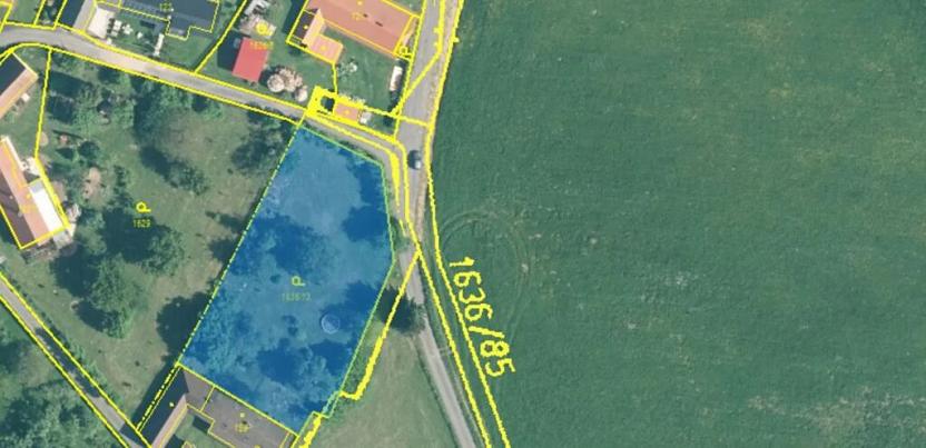 Prodej pozemku pro bydlení, Albrechtice nad Vltavou, 800 m2