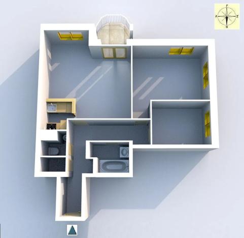 Pronájem bytu 3+kk, Velké Přílepy, Erbenova, 67 m2