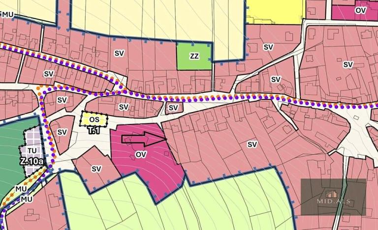 Prodej pozemku pro bydlení, Újezd, 798 m2