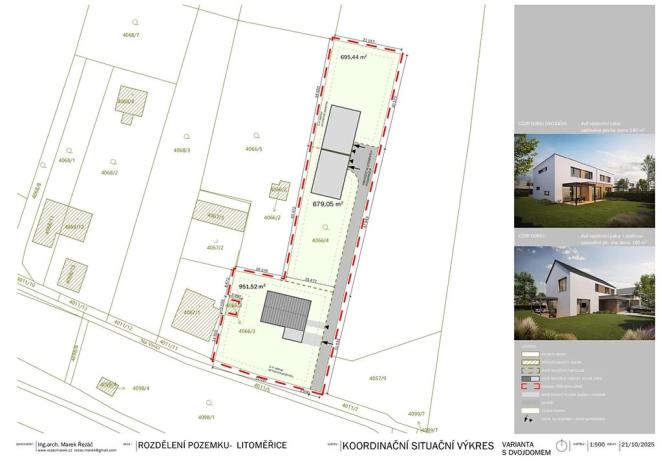 Prodej pozemku pro bydlení, Litoměřice, 2650 m2