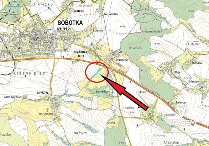 Prodej podílu lesa, Sobotka, 1141 m2