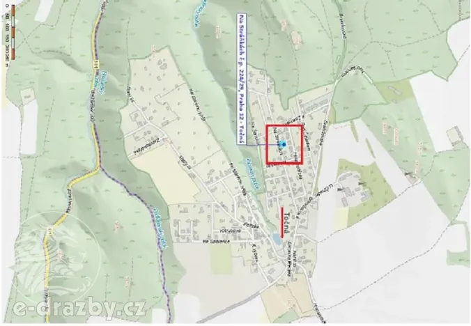 Dražba rodinného domu, Praha - Točná, Na Stráňkách, 166 m2