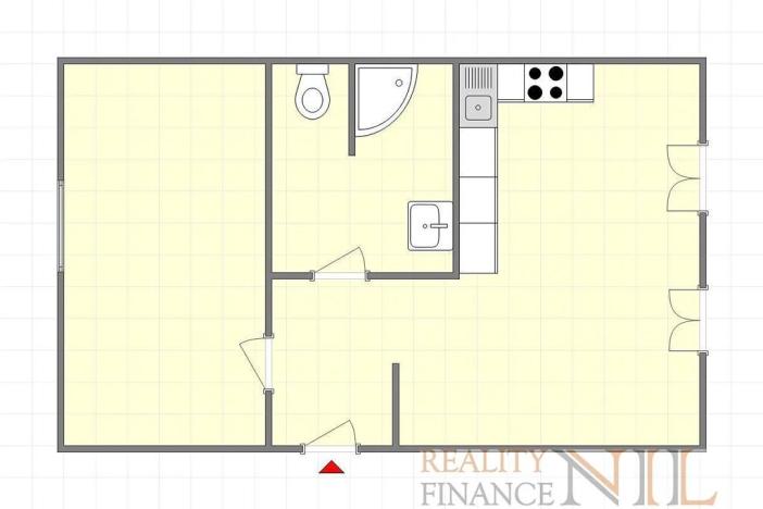 Pronájem bytu 2+kk, Plzeň, Lindauerova, 56 m2
