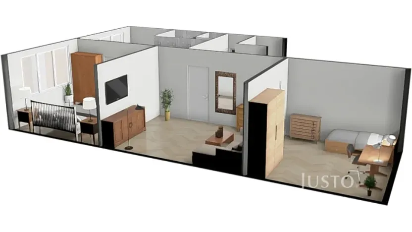 Prodej bytu 3+1, Netolice, 9. května, 62 m2