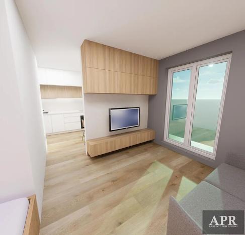 Pronájem bytu 1+kk, Zlín, Pod Hradem II, 29 m2