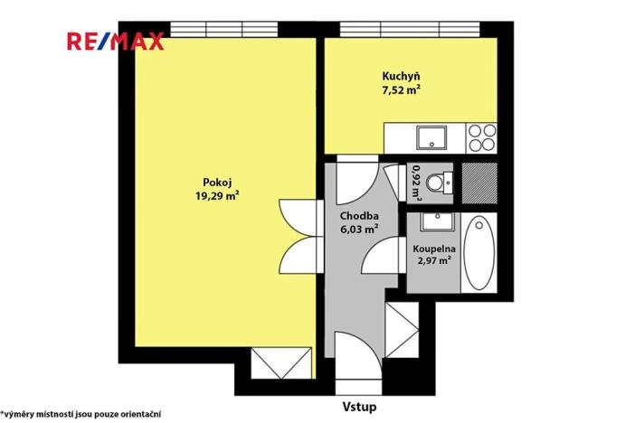 Pronájem bytu 1+1, Kolín, Na Magistrále, 37 m2