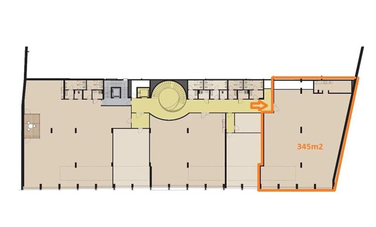 Pronájem kanceláře, Praha - Smíchov, Holečkova, 345 m2