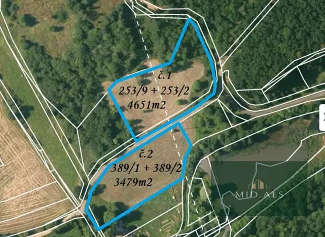 Prodej louky, Rokycany, K Lopatárně, 4651 m2