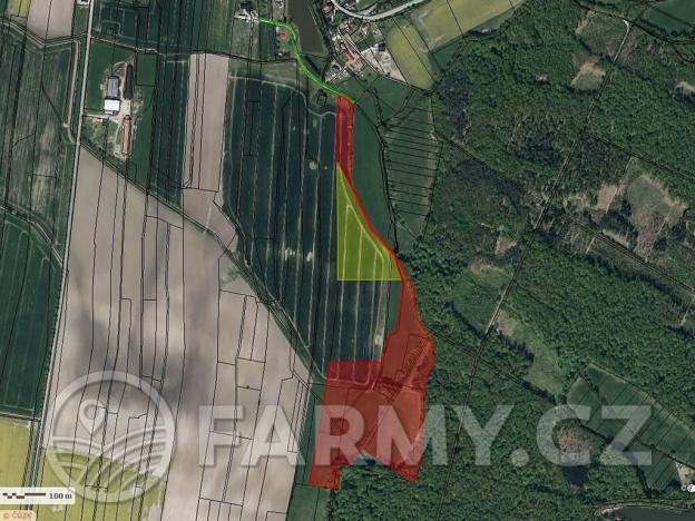 Prodej podílu pole, Dolní Roveň, 62359 m2