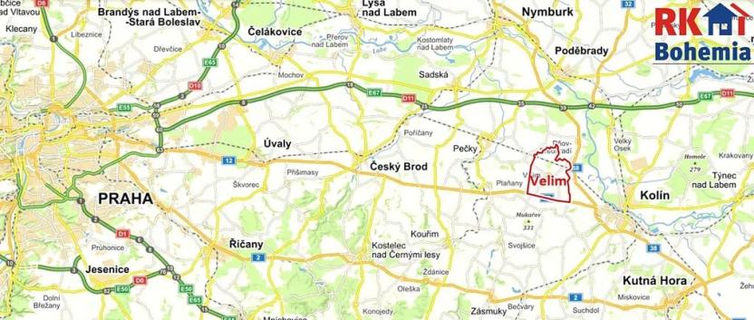 Prodej pozemku pro bydlení, Velim, Karlova, 885 m2