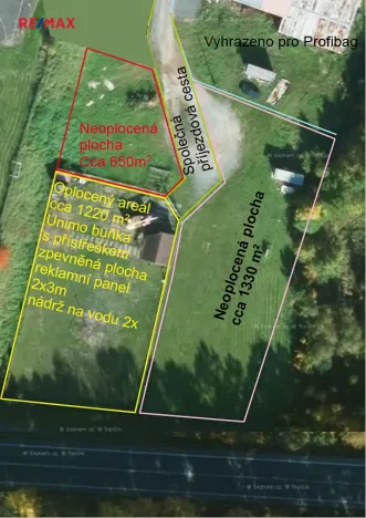 Pronájem komerčního pozemku, Přelouč, Jaselská, 1220 m2