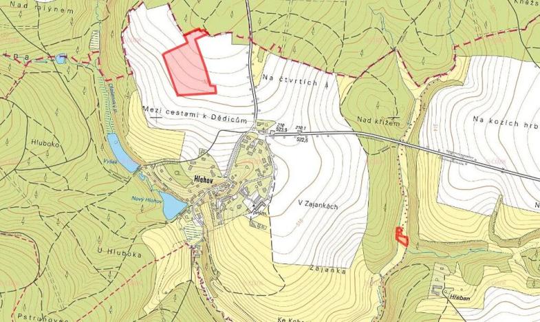 Prodej pole, Číhošť, 9148 m2