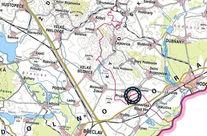 Prodej pole, Prušánky, 12628 m2