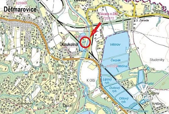 Prodej podílu lesa, Dětmarovice, 1487 m2