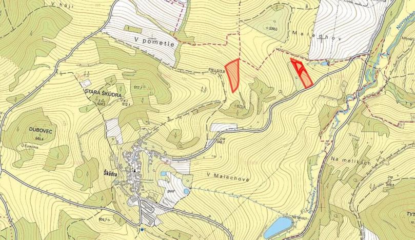 Prodej pole, Strašice, 8584 m2