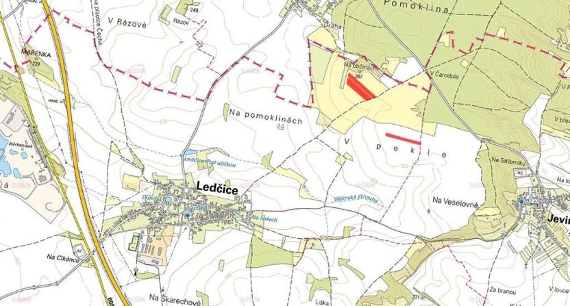 Prodej louky, Ledčice, 11616 m2