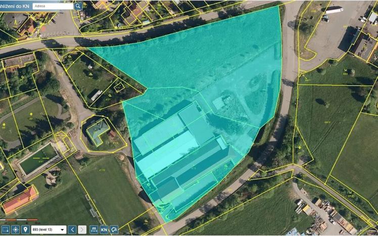 Dražba výrobních prostor, Starý Jičín, 4940 m2