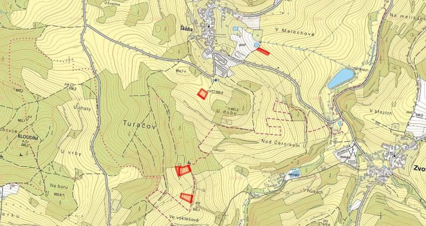 Prodej louky, Strašice, 4942 m2