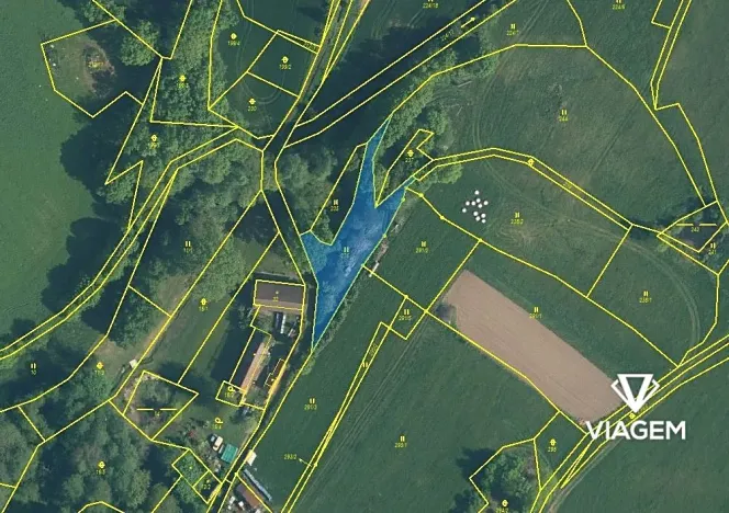 Prodej podílu zahrady, Kovářov, 550 m2