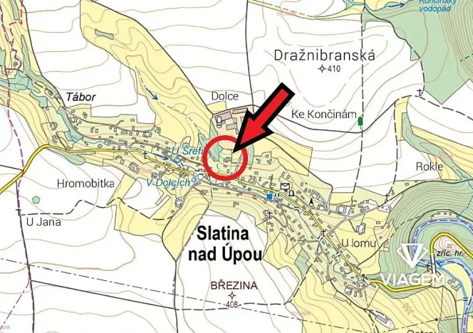Prodej podílu zahrady, Slatina nad Úpou, 162 m2