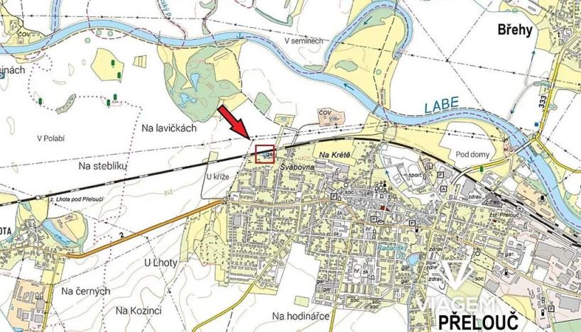 Prodej podílu pole, Přelouč, 498 m2