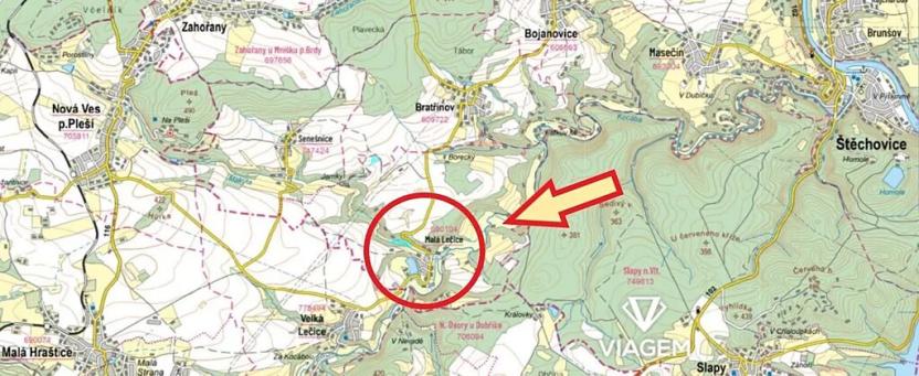 Prodej podílu zahrady, Bojanovice, 2997 m2